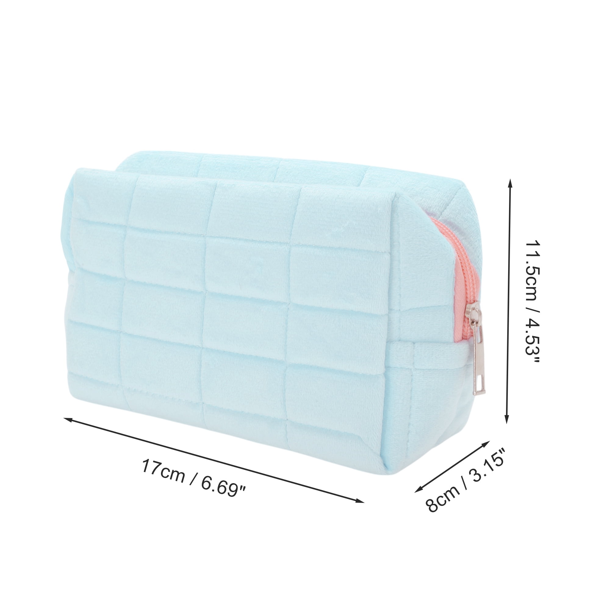 Unique Bargains 1 Pc Elegant Makeup Bag for Various Occasions Blue