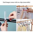 thumbnail image 4 of 6 Pcs Folding Clothes Hangers with Clips, 360 Degree Rotating Hook, Portable for Travel Outdoor Camping, 4 of 5