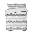 thumbnail image 2 of Black White Modern Geometric Full Size Down Alternative Comforter, Lightweight Comforter Quilt Bedding Set with Pillow Shams Abstract Art Aesthetics All Seasons Bed Comforter Duvet Insert 78"x90", 2 of 7