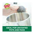 thumbnail image 4 of Scotch-Brite Stainless Steel Scrubbing Pads, 3 Pack, 4 of 10