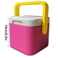 thumbnail image 3 of 2 Pcs Mini Cooler for 4 Cans 6.3 Inch Retro, Portable Compact 4 Can Capacity Drink Cooling Box with Handle for Camping Party and Outdoor Picnic, Travel Cooler for Drinks, Backpacking and Camping, 3 of 6