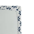 thumbnail image 2 of Ambesonne Abstract Fitted Sheet, Summer Petals, Queen Size, Indigo White, 2 of 2