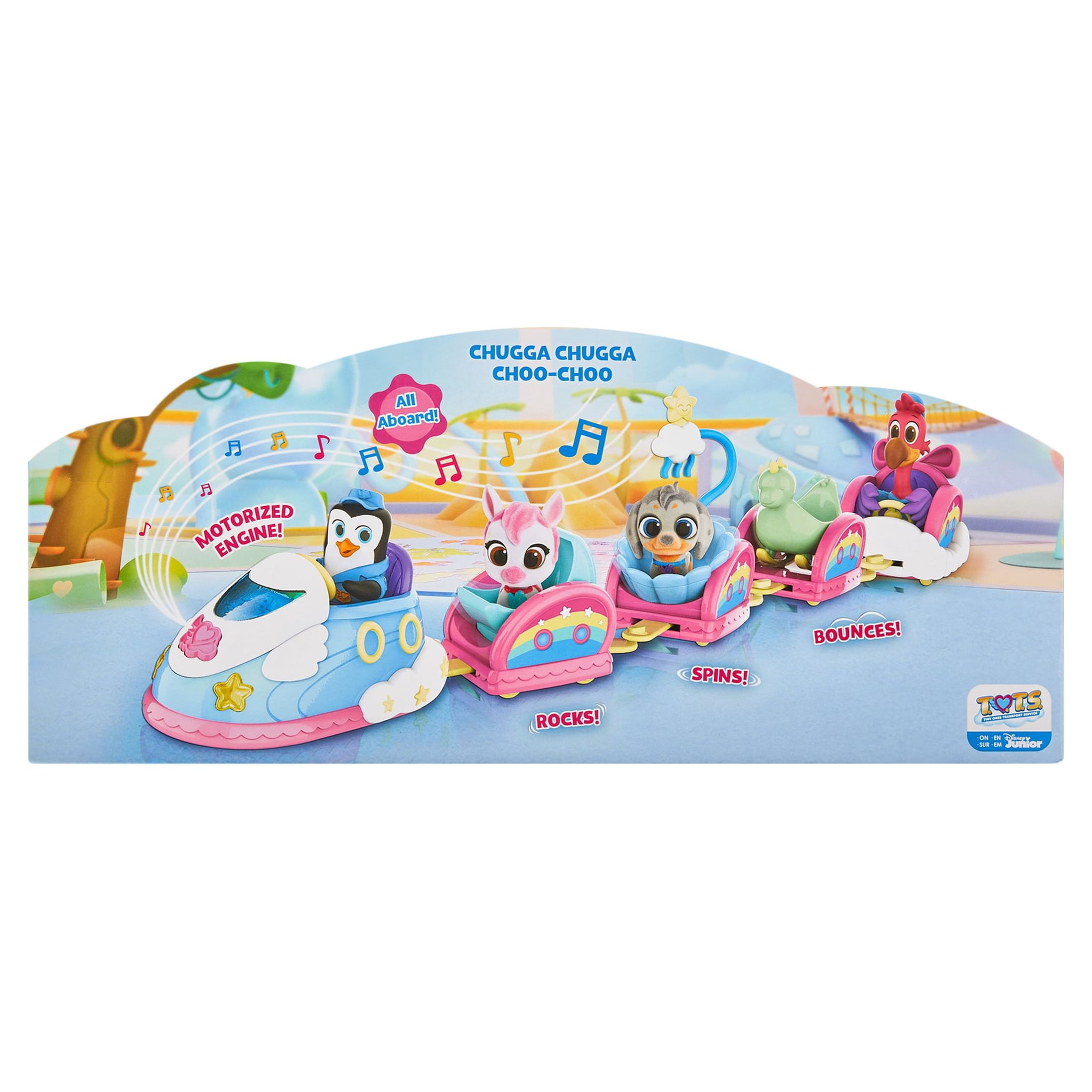 Disney Junior TOTS Tiny Ones Transport Service Chugga Chugga Choo-Choo  Figure 5-Pack Just Play - ToyWiz