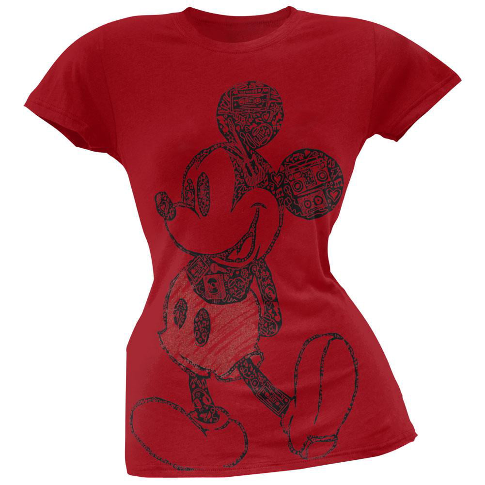 Mickey Mouse - Mickey Mouse - Rock And Roll Mickey Juniors T-Shirt - X ...