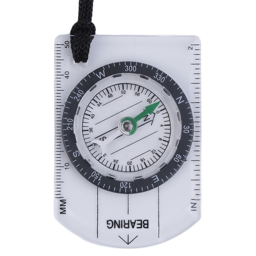 Scouts Military Compass Scale Ruler Baseplate Compass For Camping Hiking Hot 
