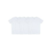 Fruit of the Loom Men's White Crafted Comfort Crew Undershirts, 3 Pack, Sizes S-3XL