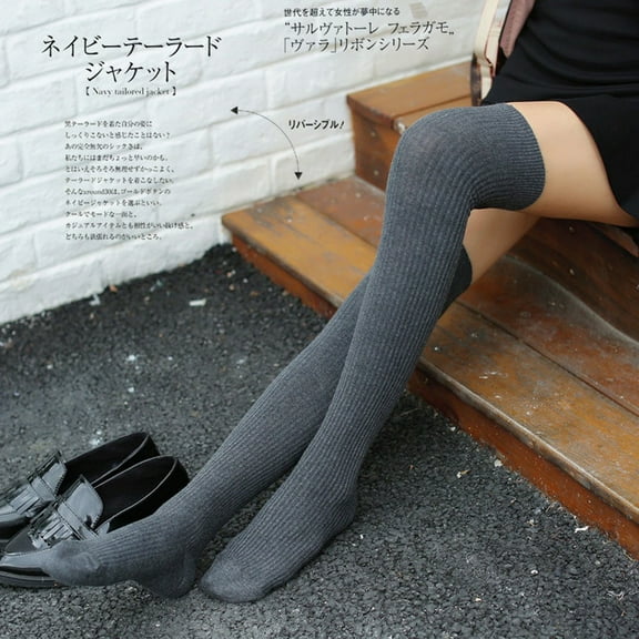 Awdenio Compression Socks for Women & Men, Women Thigh High Spcks Over Girl Winter Cotton Warmer Soft Cotton Socks