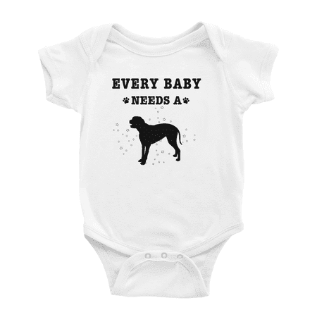 

Every Baby Needs A Mountain Cur Dog Funny Baby Jumpsuits For Boy Girl 0-3 Months