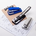 thumbnail image 2 of Volkmi 1pcs Plastic+Metal 12# Rotary Stapler Student/Teacher/Finance Stapler Temporary Order + Permanent Order (Green), 2 of 9