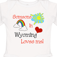 thumbnail image 4 of Inktastic Someone in Wyoming Loves Me Boys or Girls Long Sleeve Baby Bodysuit, 4 of 5