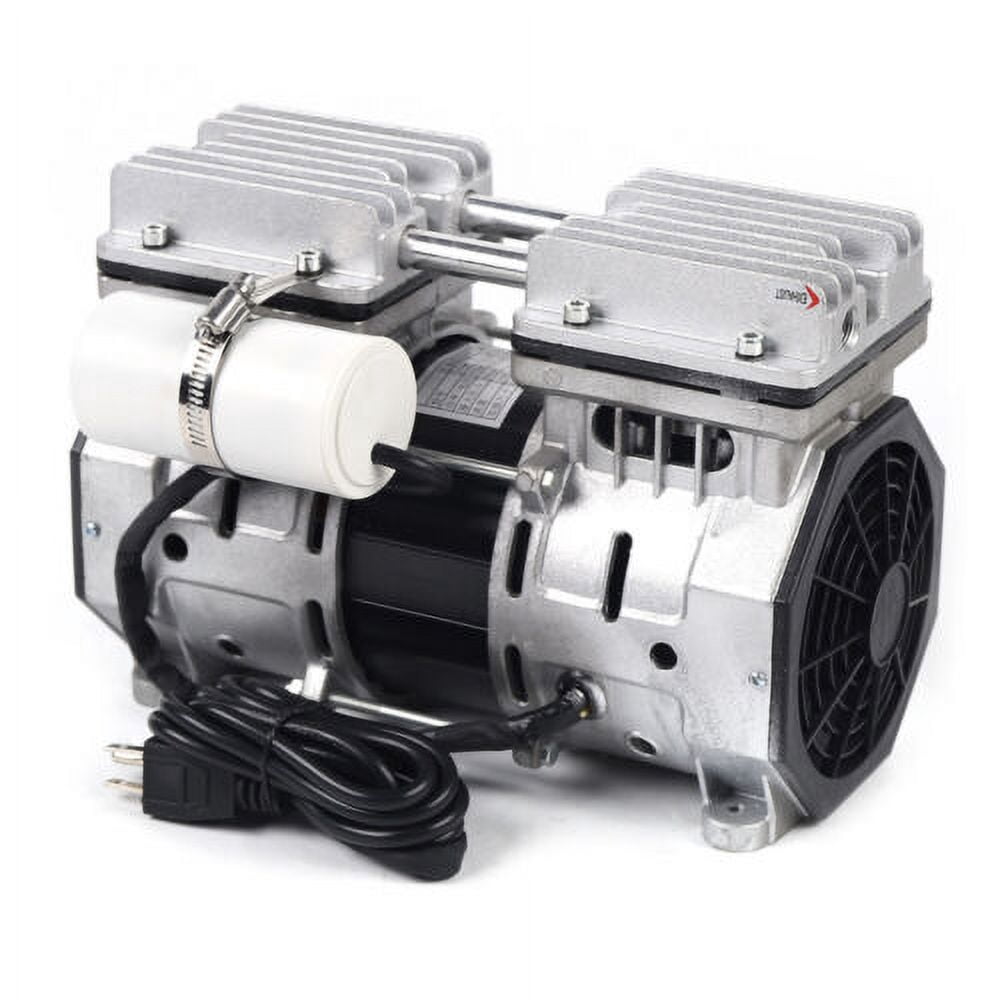 Oilless Vacuum Pump | Industrial Oil-Free Piston Vacuum Pump W/Filter BEST SELL
