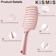 thumbnail image 3 of JJYY 1PC/2Pcs Professional Salon Barber Comb and Hairbrush Set for Women - Anti-Static Hair Care and Styling Tools, Scalp Massage Brushes, Perfect for Daily Use, Weddings, and Gift Sets, 3 of 7
