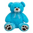 thumbnail image 1 of Oso de peluche HollyHome de 90 cm, color azul lago, para niños, 1 of 7