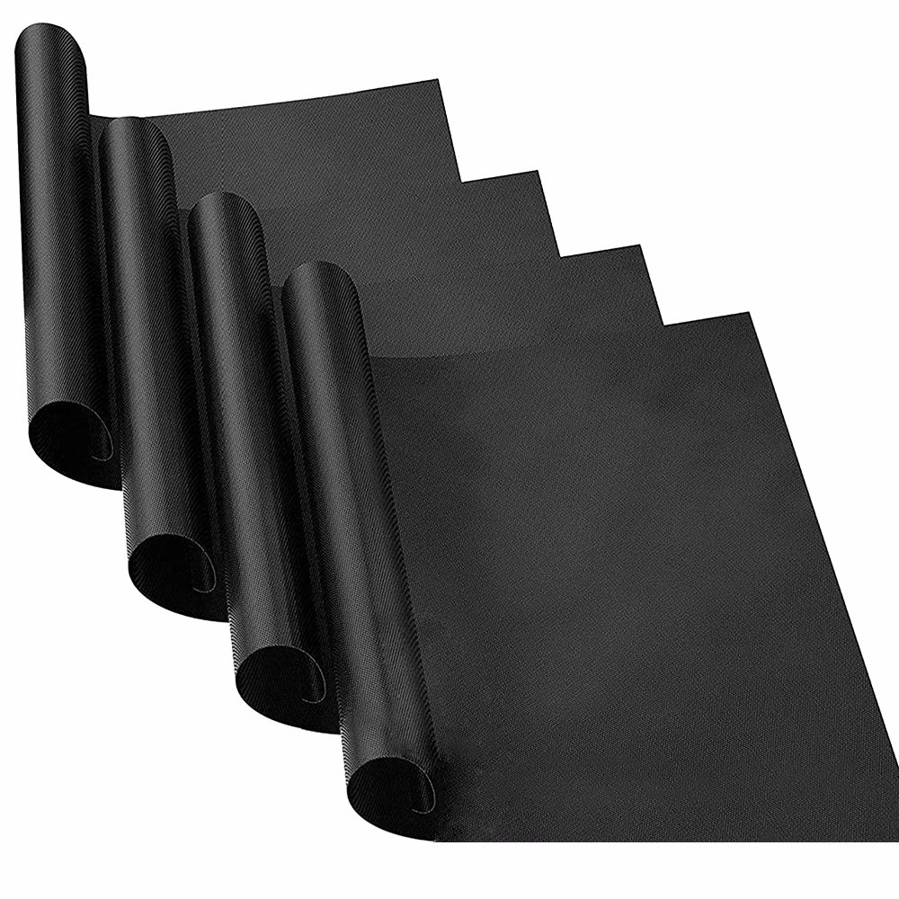 BBQ Grill Oven Liner Set (4Pack) NonStick Oven Liners, Heavy Duty