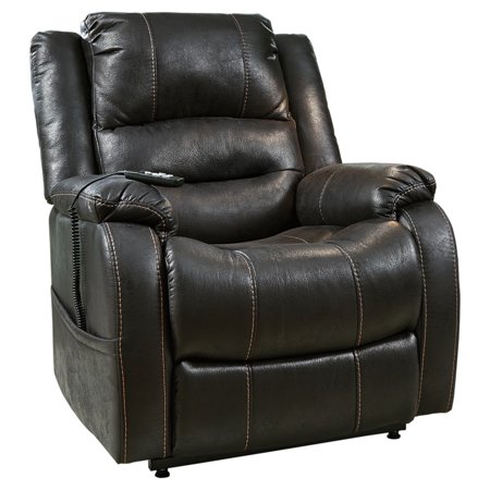 Ashley Yandel Power Lift Recliner in Black