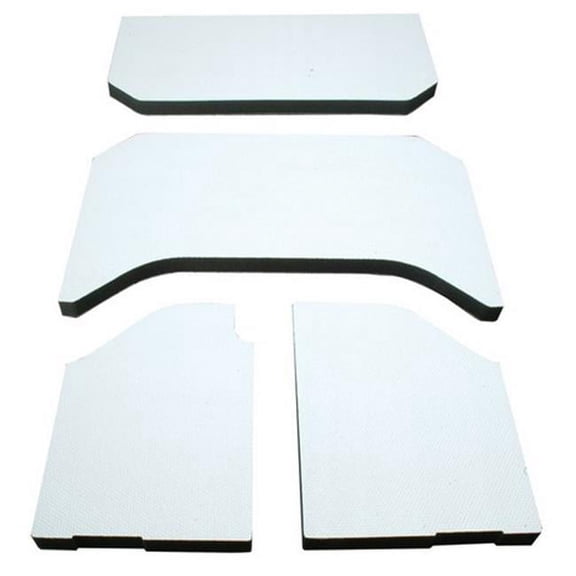 Jeep Wrangler Sound Deadening Headliner 2011-2018 JK 4-Door - 4 piece WHITE