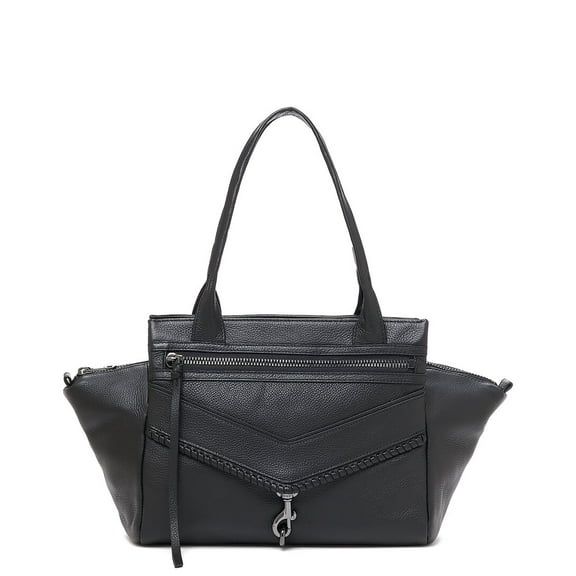 Botkier Trigger Leather Satchel, Black