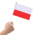 thumbnail image 4 of EeaseMX 50 banderas pequeñas de Polonia para sujetar con la mano, banderas internacionales de países del mundo, banderines para decoración de fiestas., 4 of 7