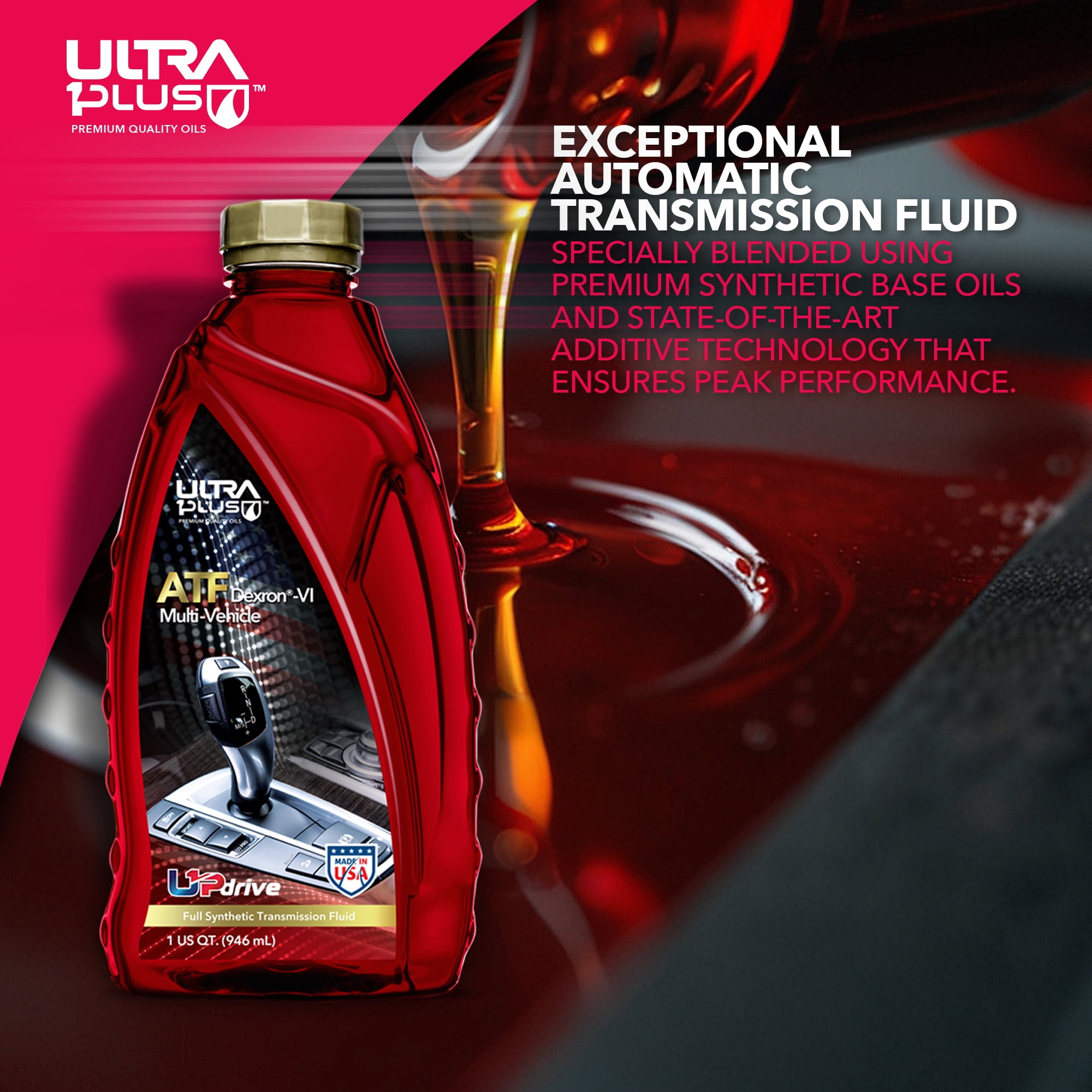 Ultra1Plus Full Synthetic ATF Dexron VI Multi-Vehicle
