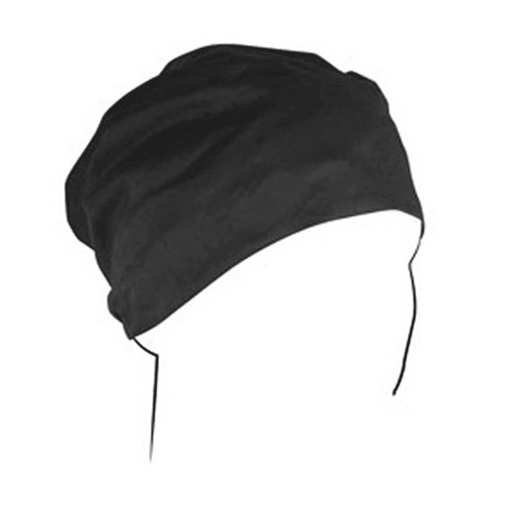 ZAN Headgear Womens Comfort Elastic Back Head Wrap Garden Black One Size 