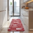 thumbnail image 4 of Red Christmas Village Pattern Kitchen Rug Mat,Kitchen Runner Rugs Non Skid Washable,Decorative Kitchen Floor Mats for Kitchen,Sink,Laundry,17"x47.2", 4 of 7