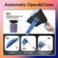 thumbnail image 4 of HLONK Inverted Umbrella with Carabiner Handle  Wind Proof Umbrellas For Rain  46 Inch Portable Reverse Folding Umbrella  Car Umbrella for Women Men  10 Ribs, 4 of 5