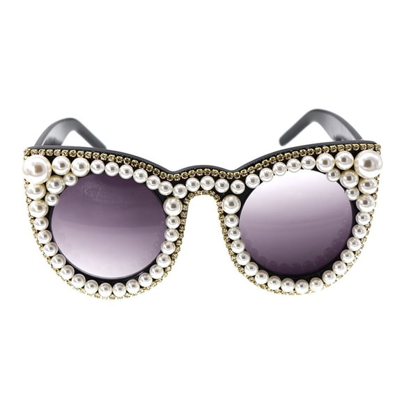 Qarigey PC Protección Gafas de sol vintage para mujer - Gafas de sol de marco ligero de moda para mujer Lentes