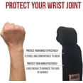 thumbnail image 5 of Ultimate Fist & Forearm Protector Premium Martial Arts Gloves with Full-Length Nylon Sleeves, Superior Knuckle Defense for Boxing, Kickboxing, MMA, and Fitness Training, Small, 5 of 5