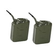 thumbnail image 2 of 2 piezas Tank de combustible Auto Combustible Can Multipurpose Portable de 20 litros Combustible Can Jerry Can For Motorcycle ATV UTV Trucks Boating, 2 of 9