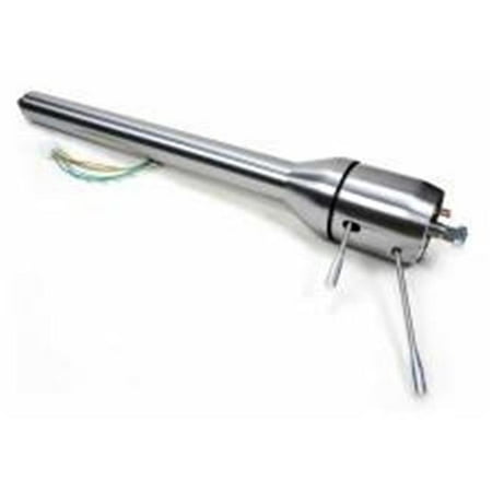 Ididit 1120644010 Steel Natural Retrofit Steering Column Tilt Hazard & Turn Signal for 1965-1966 Mustang