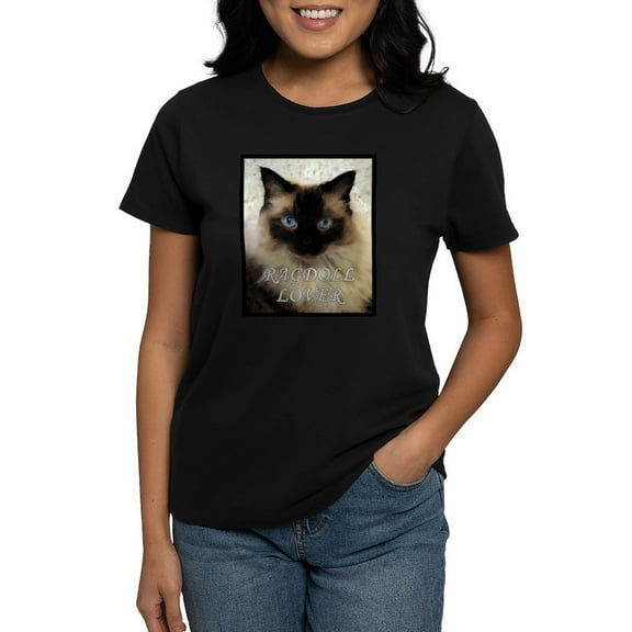 CafePress - Ragdoll_Lover1 T Shirt - Women's Traditional Fit Dark T-Shirt