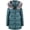 Acid Blue, variant on Women's Puffer Coats Warmest Winter Jacket Mid Length Quilted Jacket Black M