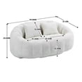 thumbnail image 4 of Bean Bag Chair, Lazy Sofa Chair with Pillows and Armrests, Durable Comfort Lounger High Back Bean Bag Chair Couch for Adults Kids Bedroom Living Room Playroom, Beige, 4 of 7
