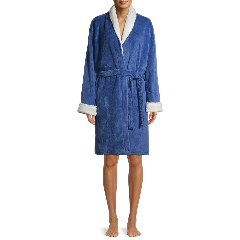 Blue Star Clothing Blue Star Clothing Women's 3/4 Length Plush Robe