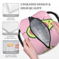 thumbnail image 3 of Pofeuu Cute Avocado Print Lunch Bag for Adult Insulated Lunch Box,Leakproof Cooler Food Lunch Containers Reusable High Capacity Lunch Tote Bags-One Size, 3 of 6