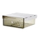 thumbnail image 1 of Organizador de Cajones debajo Del Escritorio con 2 Compartimentos, Pequeña Caja de Pañuelos Deslizante Transparente, Multifunción, Función para verde perfecl Cajón debajo del escritorio, 1 of 8