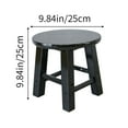 thumbnail image 2 of Solid Wood Dwarf Stool, Compact Round Stool for Household Use, Laundry, Shoe Changing Chair, Durable Waterproof Design, Versatile Small Seating Solution, 2 of 6