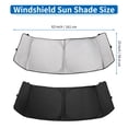thumbnail image 3 of Cubierta para ventana de automóvil Unique Bargains para Honda N-BOX JF5/JF6 Series, parasol para parabrisas, película de aluminio, poliuretano, sombra plegable, negra, 3 of 7