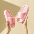 thumbnail image 2 of ZACPNCV Cloud Slides for Kids,Boys Girls Shower Slippers Bathroom Pool Sandals,Toddler Home House Open Toe Comfy Thick Sole Slippers,Summer Non-Slip Beach Shoes Pink 5.5-7.5 Years, 2 of 4