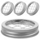 thumbnail image 4 of Stainless Steel Floral Jar Covers with Smooth Edges and Comfortable Grip for Wide Mouth Jars 4, 4 of 5