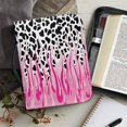 thumbnail image 6 of HELLHERO Leopard Pink Flames Bible Cover for Work Church, Protective Bible Covers PU Leather Large Capacity Bible Case, 6 of 12