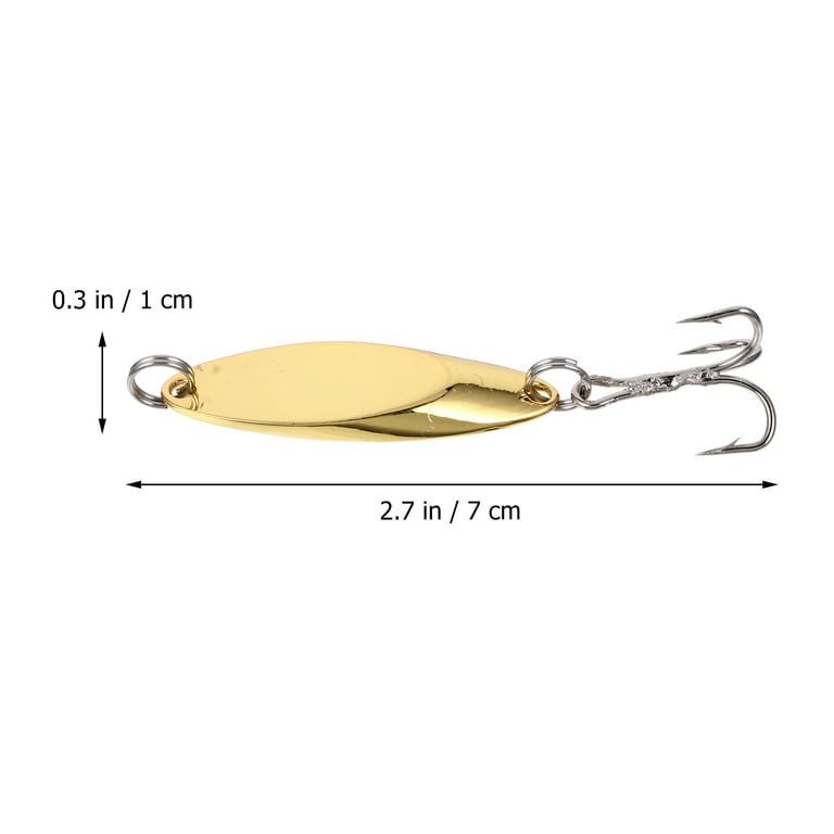 4Pcs Metal Fishing Spoons Lures Durable Spoon Fishing Baits Accessories 
