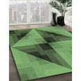 thumbnail image 2 of Ahgly Company Indoor Round Patterned Green Snake Green Area Rugs, 3' Round, 2 of 6
