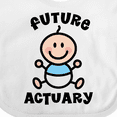 thumbnail image 4 of Inktastic Future Actuary Boys Baby Bib, 4 of 4