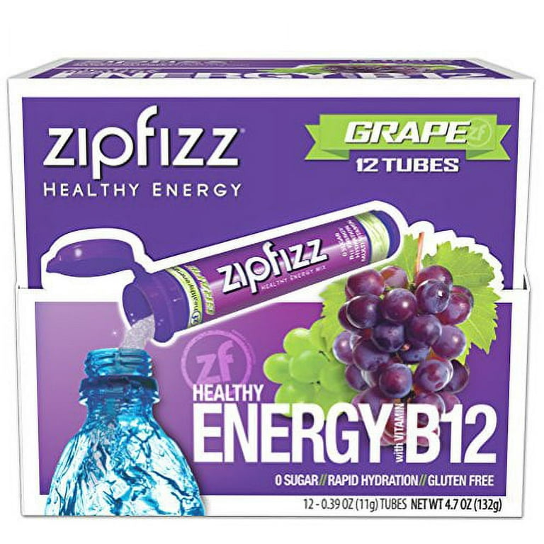 Zipfizz Energy Drink Mix, Electrolyte Hydration Powder with B12