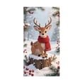 thumbnail image 2 of AOMXGD Christmas Door Tapestry, 35.5x71In Xmas Door Hanging Curtain, Bedroom Wall Party Fabric Decor, Polyester Holiday Door Cover, 2 of 9