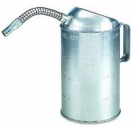 

Airgas Safety LMXLX-1528 4 qt. Galvanized Measure Can with Flex Spout