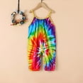 thumbnail image 4 of Toddler Kid Jumpsuit Pants Clothes Toddler Kids Baby Girls Strap Tie Dyed Romper Jumpsuit Outfits Summer Jumpsuit For Girls Boys, 4 of 7
