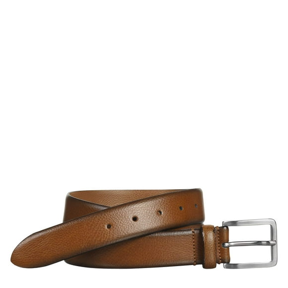 Johnston & Murphy Men's Feather-Edge Dress Belt Tan 32 US