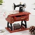 thumbnail image 4 of jesticaly Machine à Coudre Vintage Mini à Remonter Unique Rétro Mécanique Européenne Décoration Maison Cadeau Mini Pédales, 4 of 6
